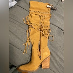 Over the knee boots . Brand new .